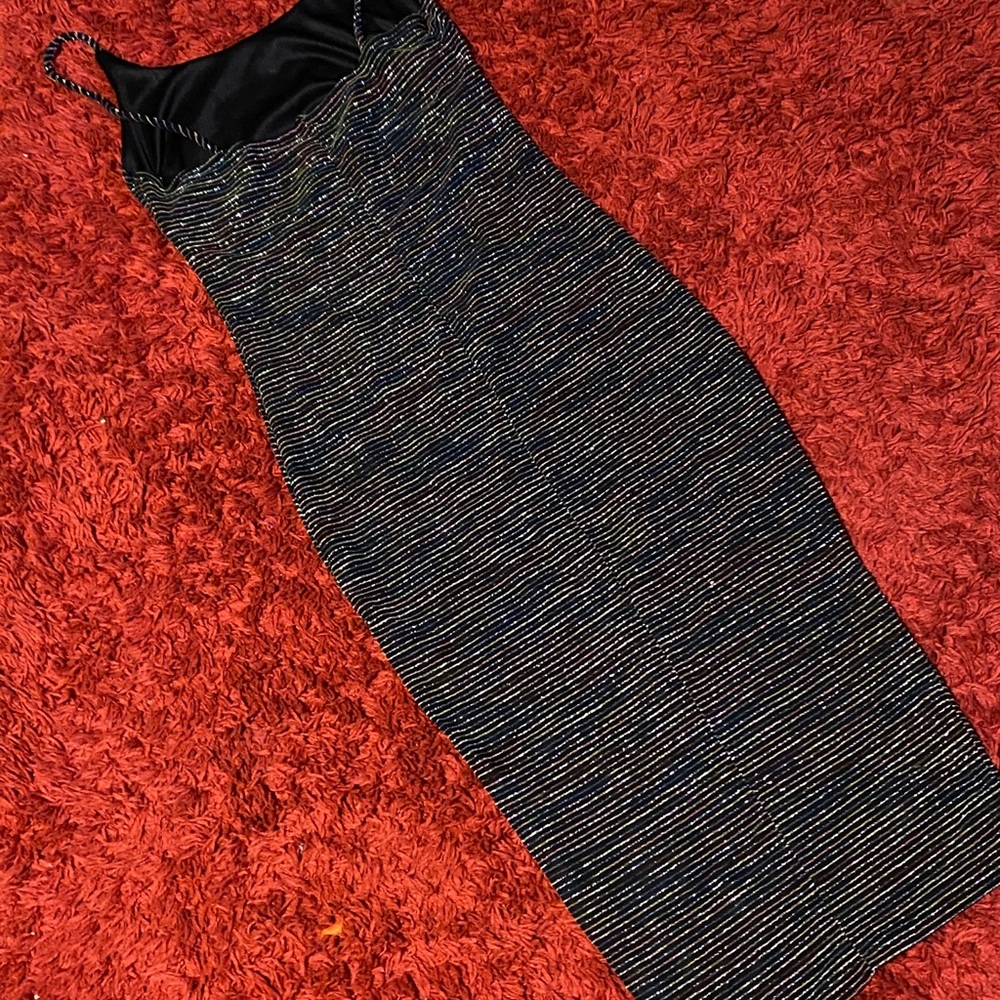 Multicolored Bodycon Dress - Picture 2 of 4